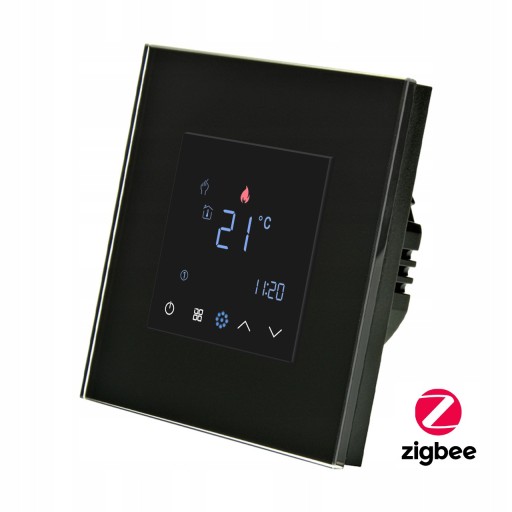 КОМНАТНЫЙ КОНТРОЛЛЕР ZIGBEE В СТЕКЛЯННОЙ РАМКЕ TUYA