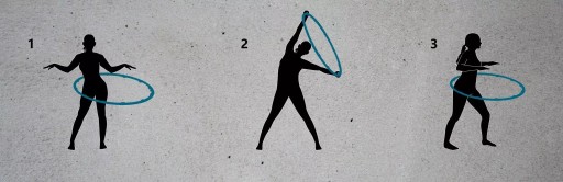 HULA HOP AVENTO утягивающий с пенопластовыми шипами, складной, 100 см/1,5 кг
