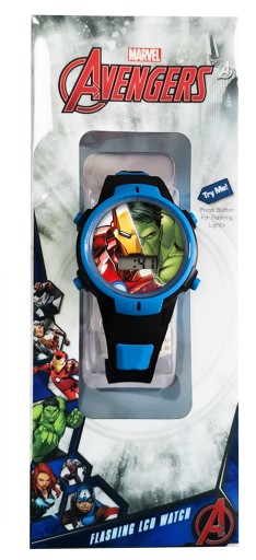 ЦИФРОВЫЕ LED ДЕТСКИЕ ЭЛЕКТРОННЫЕ ЧАСЫ ДЛЯ РЕБЕНКА MARVEL AVENGERS