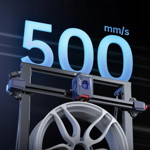 3D-принтер Anycubic Kobra 2 Max FDM с большим ЖК-дисплеем, быстрая скорость 500 мм/с