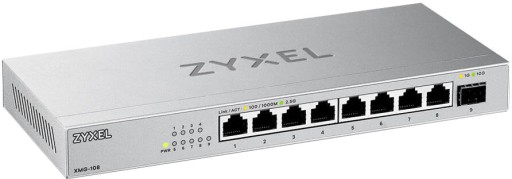 Неуправляемый коммутатор Zyxel XMG-108-ZZ0101F 8x2,5GbE 1x10G SFP+
