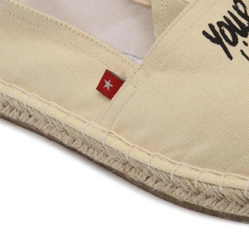Big Star Espadryle damskie beżowe materiałowe lekkie wsuwane 39