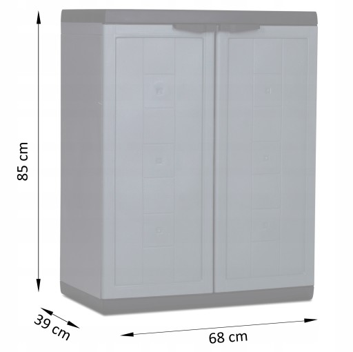 S10 KIS Jolly Grey Шкаф для инструментов 39x68x85см