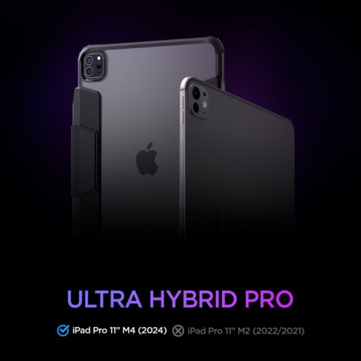 Spigen Ultra Hybrid Pro — чехол для iPad Pro 11 (M4, 2024 г.) (черный)