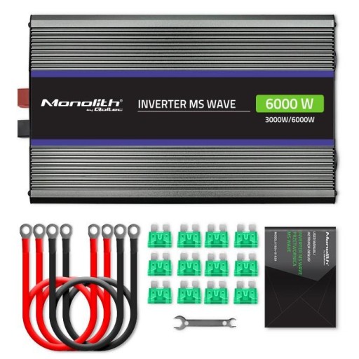 Преобразователь напряжения Monolith 6000 MS Wave | от 12 В до 230 В | 3000/6000 Вт |