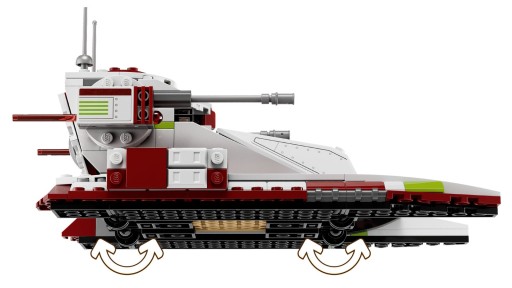 Боевой танк Республики LEGO Star Wars в подарок