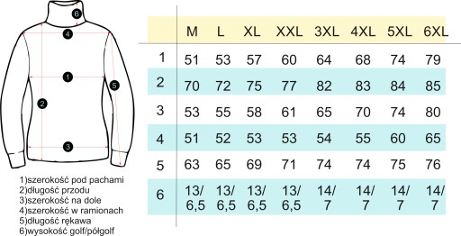Мужская водолазка, 100% хлопок, POLISH PRODUCT, джинсы, размер 3XL
