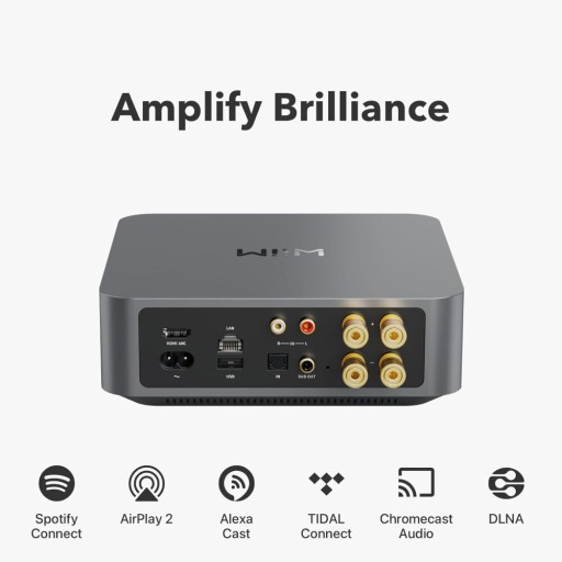 ВийМ AMP. Сетевой усилитель, AirPlay 2 Bluetooth HDMI ARC TIDAL + REMOTE