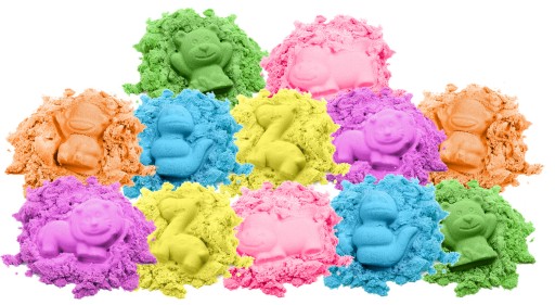 BibiMoon Kinetic Sand 12 кг НАБОР ПЕСОЧНЫХ ЯЩИКОВ