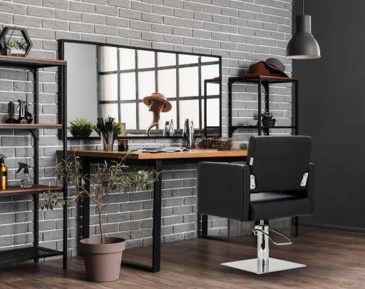 Fotel fryzjerski barberski hydrauliczny do salonu fryzjerskiego