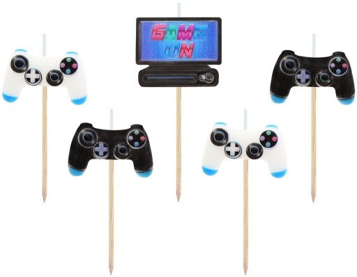 ИГРА НА PIKERY СВЕЧИ ДЕНЬ РОЖДЕНИЯ 5 ШТ.