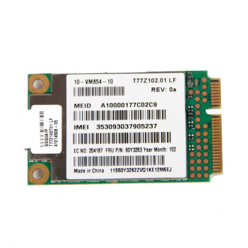 3G WWAN МОДЕМ QUALCOM 2723A-GOBI2000 HP miniPCIe