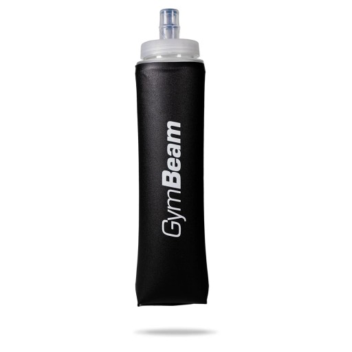 МЯГКАЯ СПОРТИВНАЯ БУТЫЛКА ЧЕРНАЯ 550 мл GymBeam