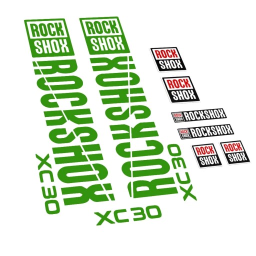 Совместимые наклейки для вилок Rock Shox XC30.