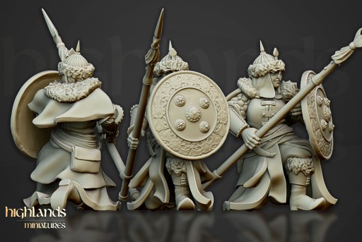 Дочери Волыни с копьями - 3D печать
