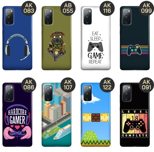 ETUI DO SAMSUNG GALAXY S20 FE / 5G WZORY DLA GRACZA GRACZ GAMER GAME OVER