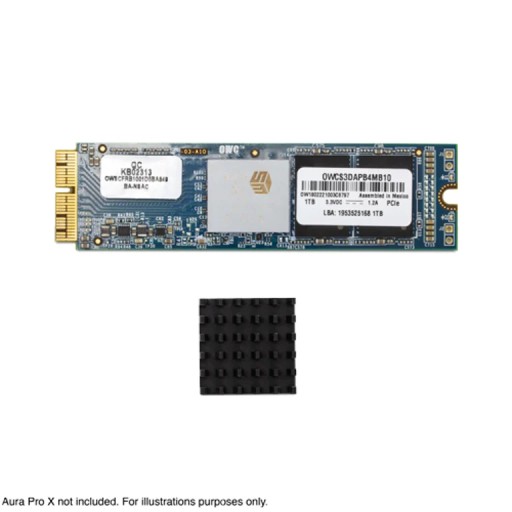 OWC OWCAURAPROXHS система охлаждения компьютера SSD-накопитель Радиатор Черный