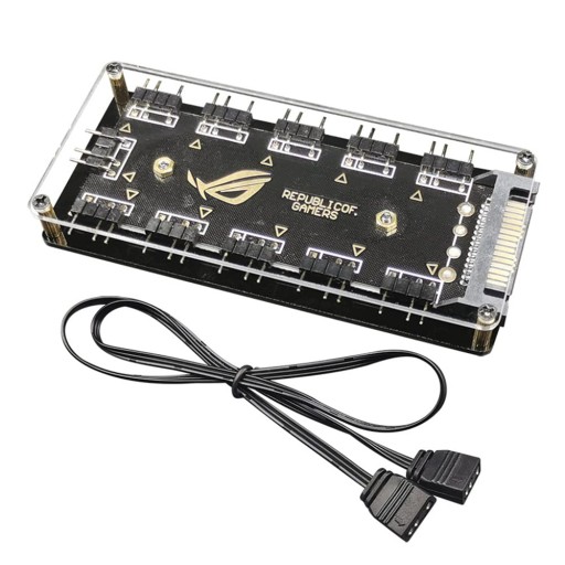 Светодиодный разветвитель RGB, 10-контактный разветвитель Argb, 3 контакта, 5 В
