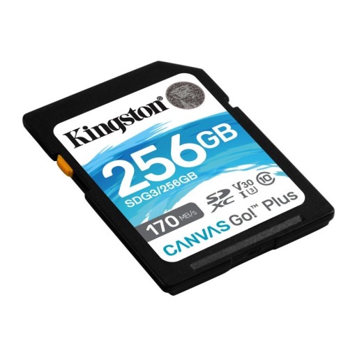 KINGSTON 256 ГБ SD SDXC UHS-3 V30 SDG3 170/90 МБ/с