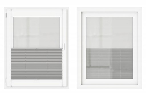 Roleta plisowana TERMO silver PLISA LUX 66x150cm