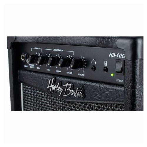 Комбинированный гитарный усилитель 10 Вт Harley Benton HB-10G AUX с разъемом для наушников
