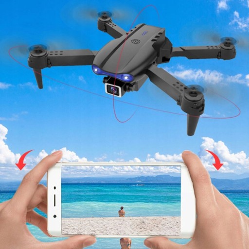 E99 DRONE 4K КАМЕРЫ ПРЕДОТВРАЩЕНИЯ ПРЕПЯТСТВИЙ WIFI + НАУШНИКИ