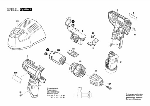 BOSCH GSR 12V-15FC 10.8-2-LI ДРЕЛЬ/ВЕДОМЫЙ ДВИГАТЕЛЬ ОРИГИНАЛ 2609199258