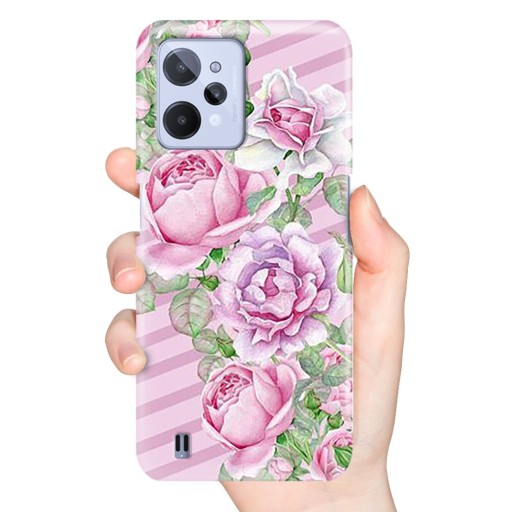 Etui Grube 2mm do REALME C31 Wiosenne Spring Wzory