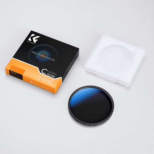 Регулируемый серый фильтр K&F Concept Classic Slim Fader NDX ND2-ND400 77 мм