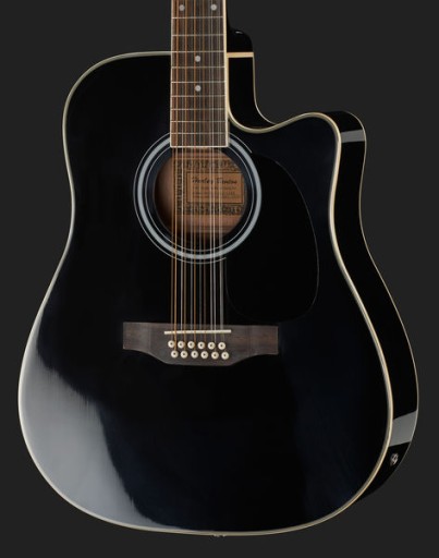 Электронная акустическая гитара Harley Benton D-200CE-12BK