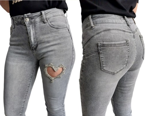 Джинсы M. Sara Heart Zirconia, размер 31