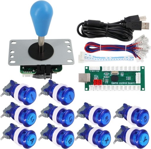 Кнопки DIY Kit для аркадного игрового контроллера с логотипом