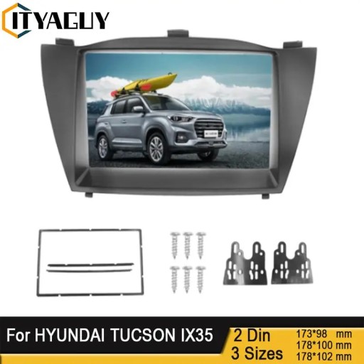 Для HYUNDAI TUCSON IX35 2010 Стерео GPS DVD-плеер Установочная панель с