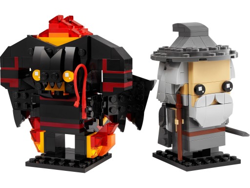 LEGO 40631 BrickHeadz Гэндальф Серый и Балрог НОВИНКА