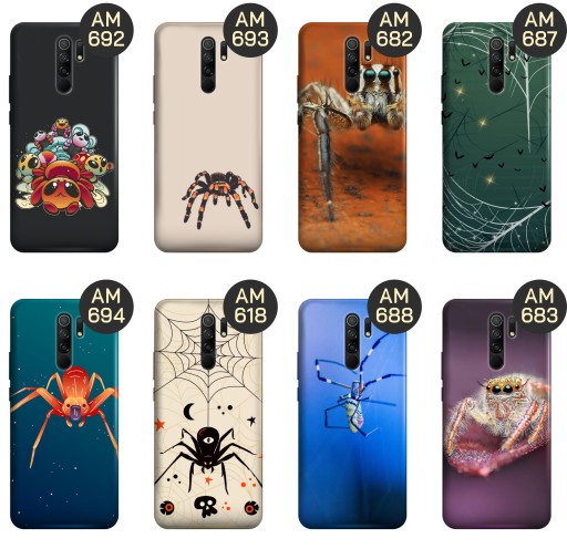 ЧЕХОЛ ДЛЯ XIAOMI REDMI 9 PATTERNS SPIDER SPIDER COBPER WEB ЧЕХОЛ