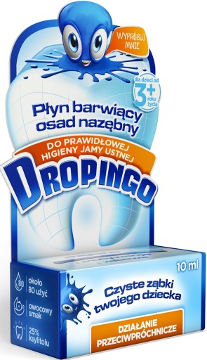 DROPINGO SAINING LIQUID PLACEMENT ПЛАСТИНКА ДЛЯ ОКРАСКИ 10 мл ДЕТИ 3+