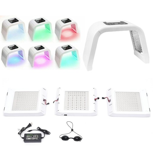 sx TERAPIA ŚWIATŁEM LED PIELĘGNACJA MASKA NA TWARZ MASZYNA LAMPA LED FOTONO