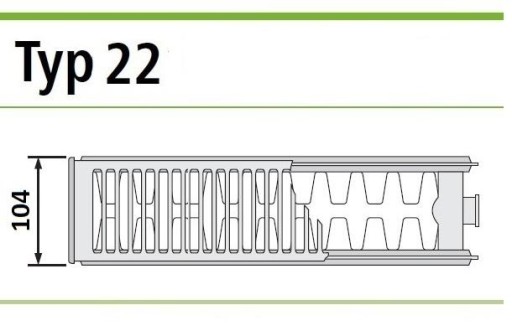 Радиатор INVENA CV22 500х900 тип CV 22 НИЗ