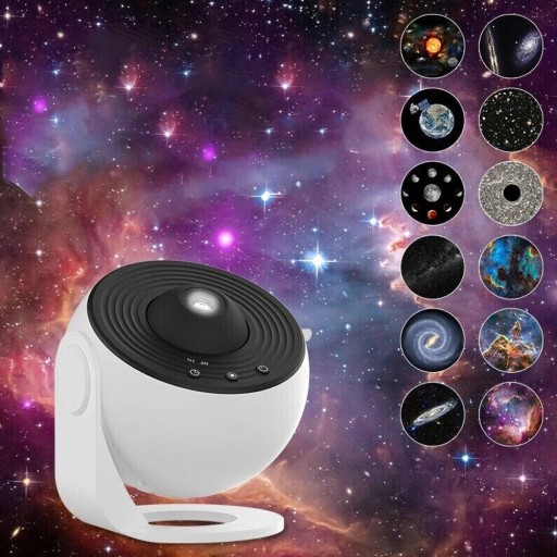 ЗВЕЗДЫ ЗВЕЗДА СВЕТОДИОДНЫЙ НОЧНИК ГАЛАКТИКА ВРАЩЕНИЕ НА 360° ПОДАРОК