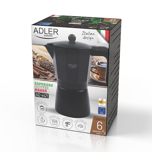 Кофеварка Adler 320 мл 6 чашек AD 4421