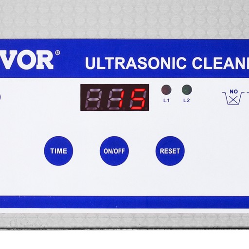 Цифровой ультразвуковой очиститель VEVOR 0,8 л 220 В LED