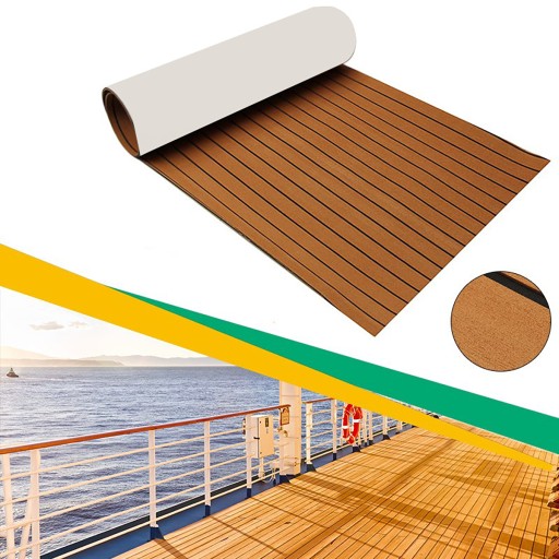 MATA POKŁADOWA EVA IMITUJĄCA TEAK DO JACHTU 240X60CM