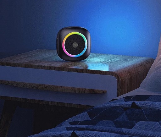 Virone Bezprzewodowy Dzwonek do Drzwi PELA do Gniazdka LED RGB 300m Czarny