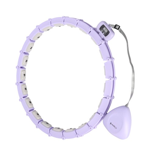 HULA HOP VIOLET Z MAGNESAMI I OBCIĄŻNIKIEM + LICZNIK HMS HHM14