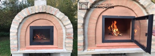 Дверца каминная ЗК3 60х50 со стеклом