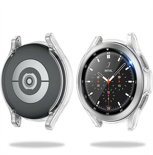 СИЛИКОНОВЫЙ ЧЕХОЛ С МЕТАЛЛИЧЕСКИМ ЭФФЕКТОМ ДЛЯ SAMSUNG WATCH 4 40 мм
