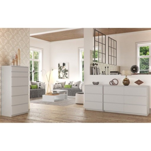 КОМОД МЕБЕЛЬ ДЛЯ ДОМА 8 ЯЩИКОВ 120x40x99см XL комод шкаф