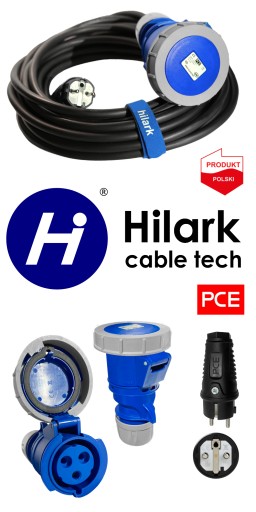 Adapter gumowy do kampera odporny H07RN-F 3x2,5 CAMPING 15m CEE