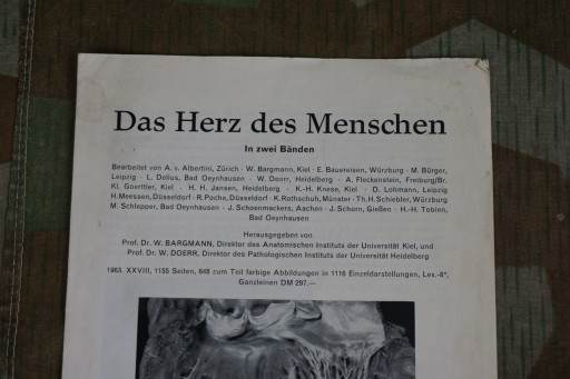 Брошюра о книге Das Herz des Menschen Heart