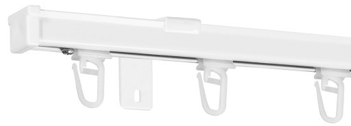 Алюминиевая карнизная система KS, комплект с одной направляющей, длина 120 см